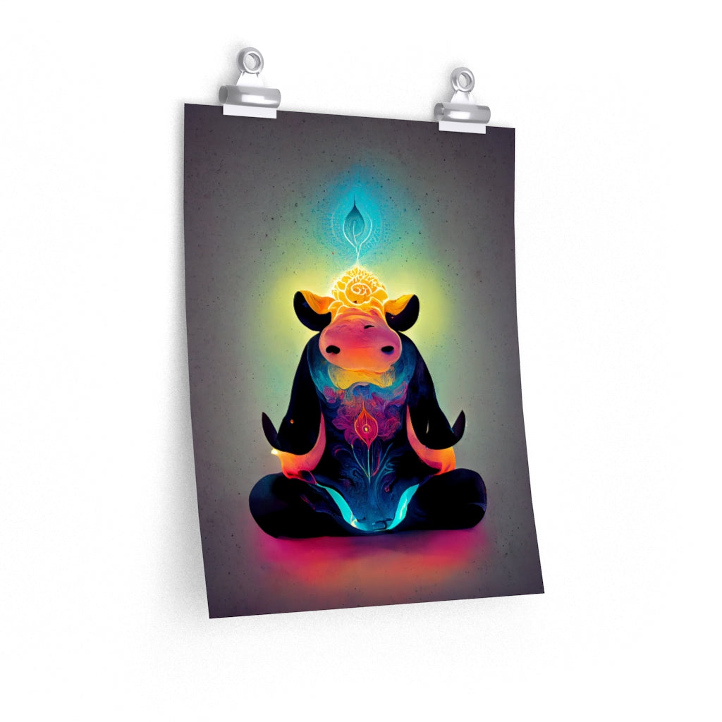 Cow'n Chakra - Spiritual Print