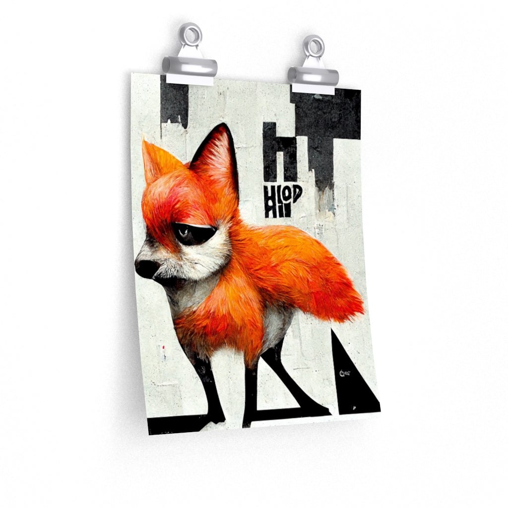 Urban Fox - Graffiti Print