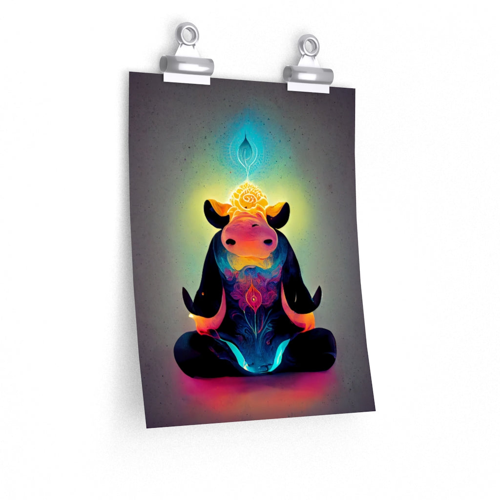 Cow'n Chakra - Spiritual Print